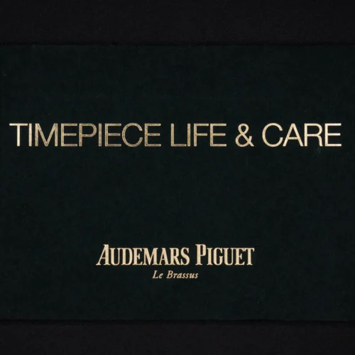 Audemars Piguet Timepiece Life & Care Booklet / Issue 2013