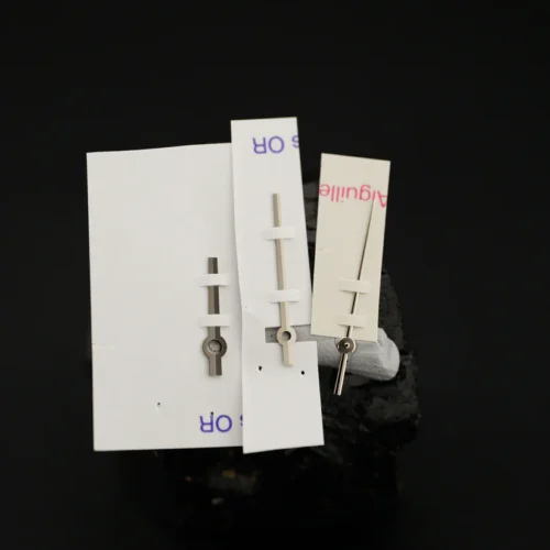 Rolex NOS handset ‘No Lume’ for Datejust 1601/9 white gold for stone dials