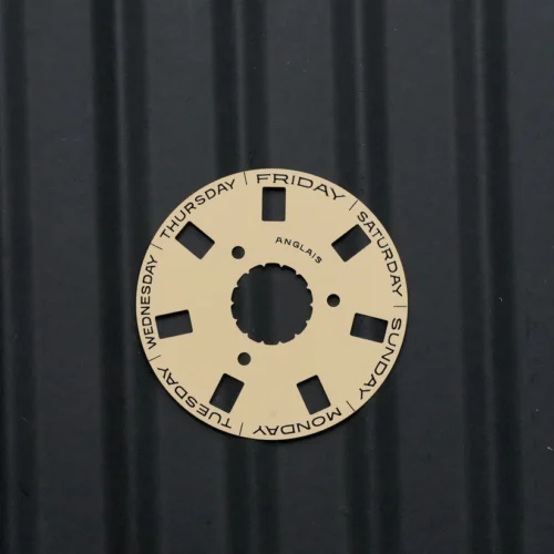 Rolex NOS day disc "English" beige for caliber 3155