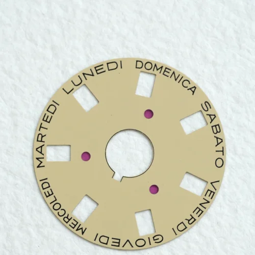 Rolex NOS day disc "Italian" beige for caliber 3055 | 3035