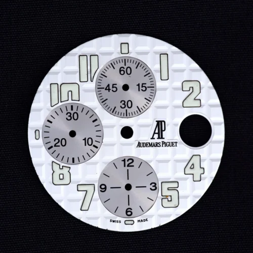 Audemars Piguet Silver/White Dial & Rehaut for Royal Oak Offshore 25940SK