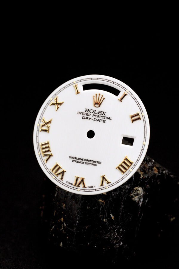 DSC05807_ergebnis_823x Rolex ,,White Roman'' Dial for OP Day-Date 36mm 18038 | 18238 Tritium