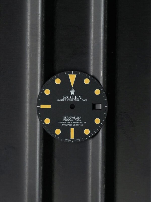 Rolex dial matt for Sea-Dweller 1665 Tritium Pumpkin Patina