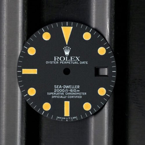 Rolex dial matt for Sea-Dweller 1665 Tritium Pumpkin Patina