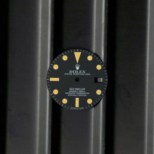 Rolex matte dial for Sea-Dweller 1665 Patina Pumpkin Tritium incl. hands