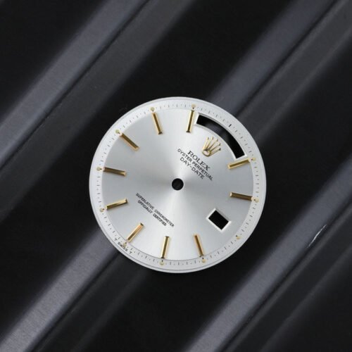 Rolex NOS dial silver for OP Day-Date 1803 | 1802 | 1806 | 1807 Zinc Sulfide
