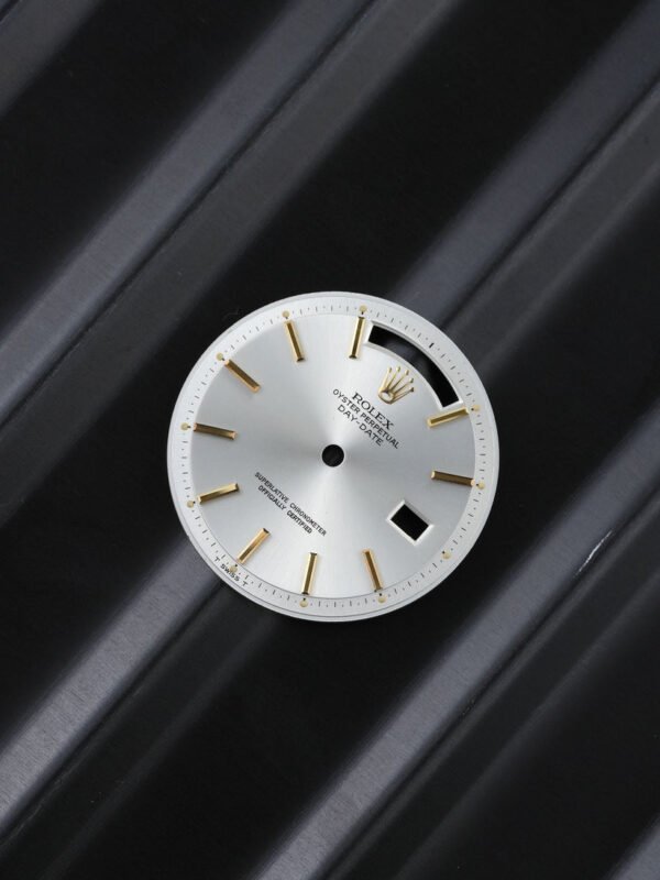 DSC06530_ergebnis_823x Rolex NOS dial silver for OP Day-Date 1803 | 1802 | 1806 | 1807 Zinc Sulfide