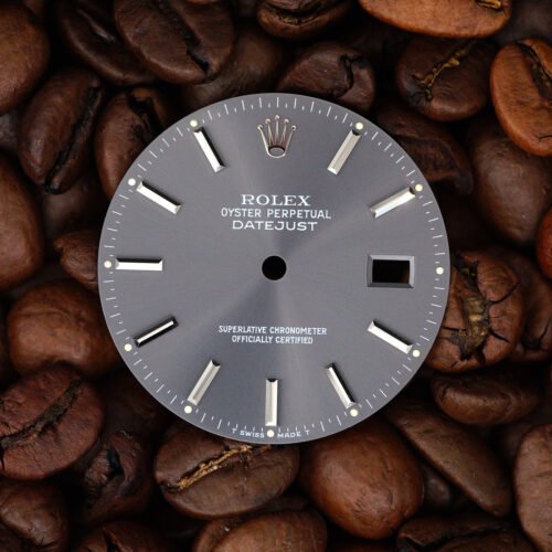 Rolex Dial NOS gray for OP Datejust 36 mm 16014 | 16200 | 16234 Tritium Rare Grey Index Dial