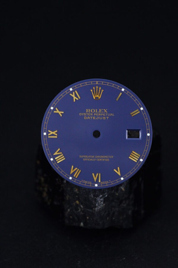 DSC06936_ergebnis_823x Rolex "Blue Roman" Dial for Datejust 16013 | 16018 | 16233 | 16238 Tritium