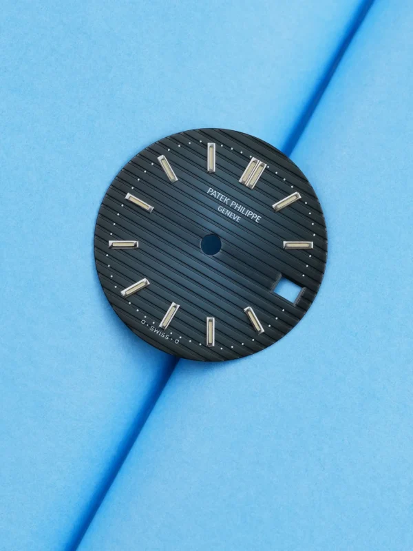 DSC07505_ergebnis_1100x Patek Philipp sigma dial blue ,,Blue Dial'' for Nautilus 3800 steel & platinum tritium