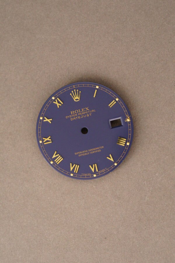 DSC07861_ergebnis_1100x Rolex "Blue | Violet Roman" Dial for Datejust 16013 | 16018 | 16233 | 16238 Tritium