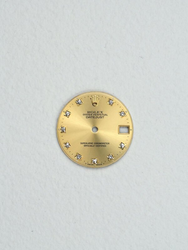 Rolex gold diamond dial for OP Datejust 31 mm 68243 | 68273 | 68273 Tritium