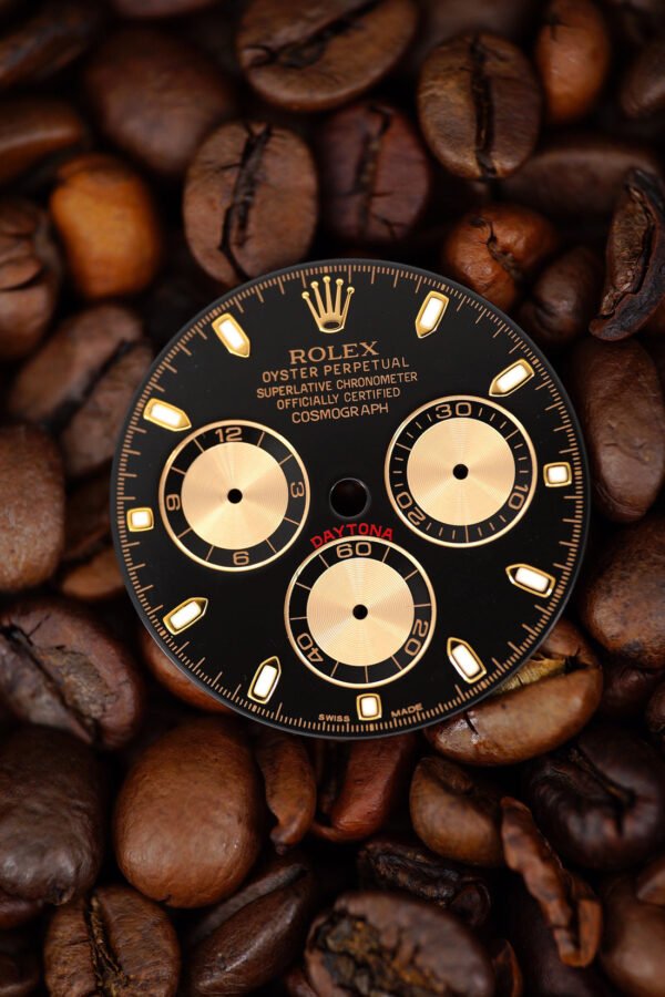 DSC09264_ergebnis_1100x Rolex Black Dial for Rosegold Cosmograph Daytona 116505 | 116515 Chromalight