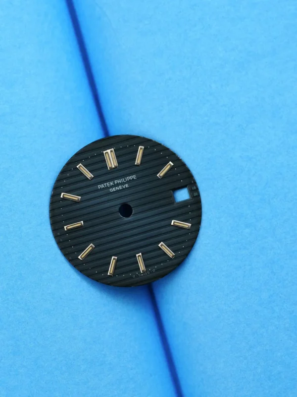 df Patek Philipp sigma ,,Blue Dial'' for Nautilus 3800 steel & platinum tritium