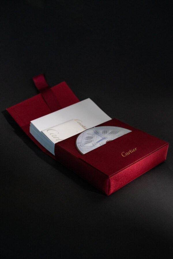 Cartier Kit Red Wallet Instruction Booklet cd from 2012