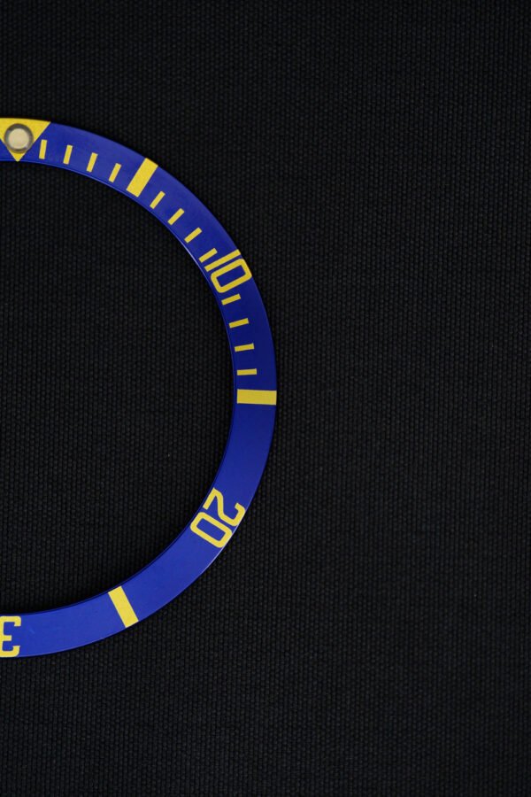 DSC00348_ergebnis_990x Rolex NOS Blue "MK3 MK III" Inlay | Insert for Submariner 1680/8 Yellow Gold Tritium
