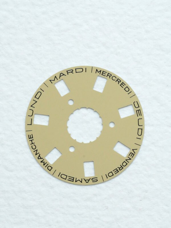 Rolex NOS Day Disc "french" beige for Caiber 3155
