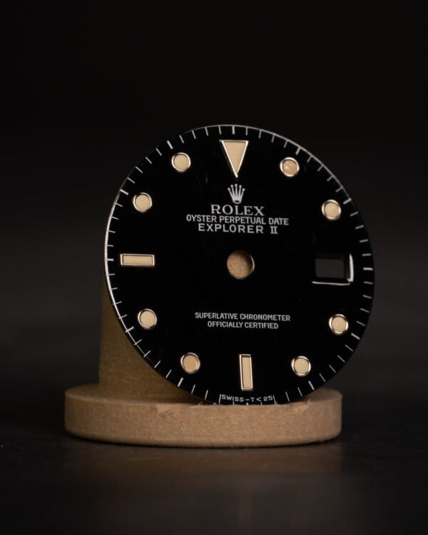 DSC01130_990x Rolex black dial for Explorer II 16570 | 16550 Tritium Patina