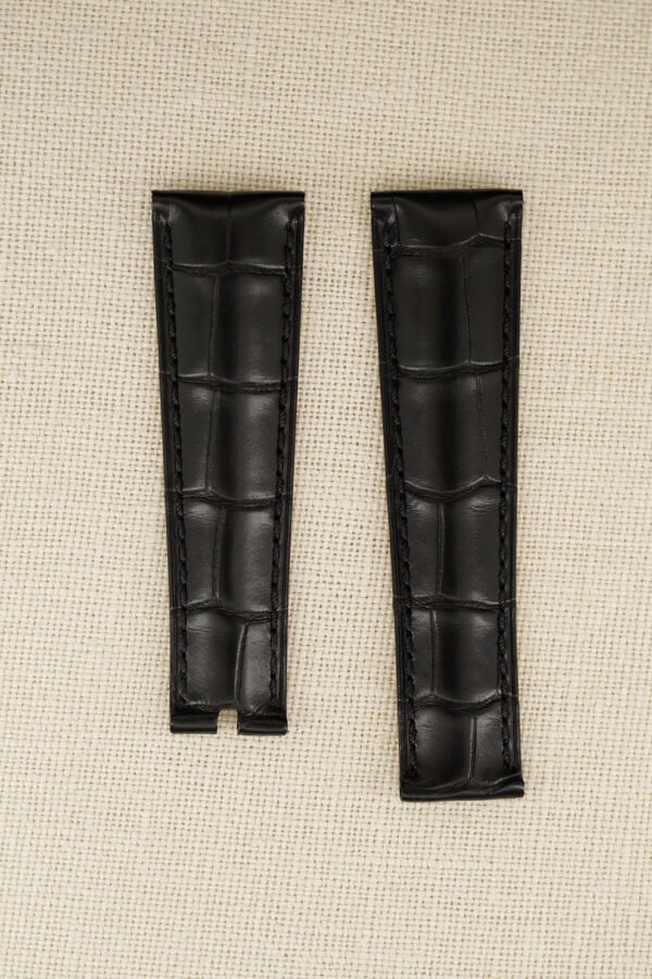 DSC01243_ergebnis_990x Rolex NOS Crocodile Leather Strap Halves black