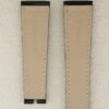 Rolex NOS Crocodile Leather Strap Halves black