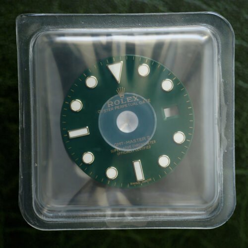 Rolex NOS green dial & hands for GMT-Master II 116718 / 116718LN in blister (sealed)
