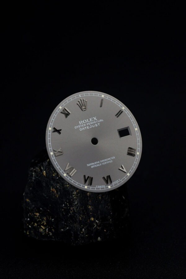 DSC03499_ergebnis_990x Rolex NOS Dial ,,Grey Roman'' for OP Datejust 16000 | 16200 | 16014 | 16234