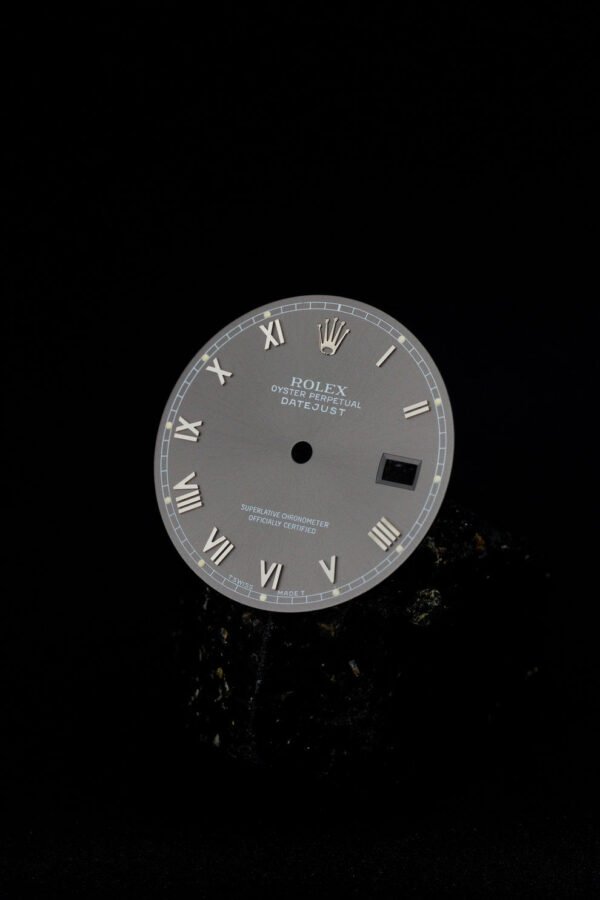DSC03502_ergebnis_990x Rolex NOS Dial ,,Grey Roman'' for OP Datejust 16000 | 16200 | 16014 | 16234