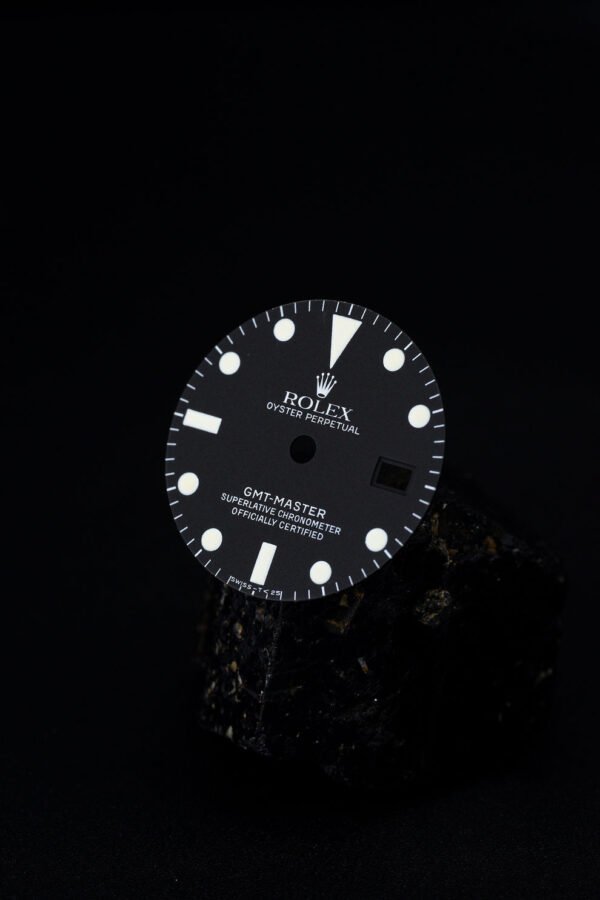 DSC03541_ergebnis_990x Rolex matt Servicedial for GMT-Master 1675