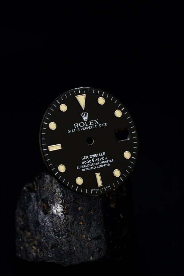 DSC04072_ergebnis_0af0df24-9b00-4bbd-a7aa-ff3539a0ffcc_990x Rolex Tripple Six Dial for Submariner 16600 | 16660 Patina Tritium