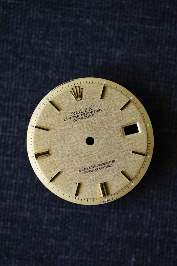 DSC05176_ergebnis_990x Rolex "Linen" dial for 1601 | 1603 steel gold or solid gold versions - in very good condition