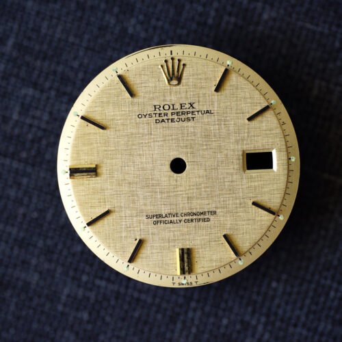 Rolex "Linen" dial for 1601 | 1603 steel gold or solid gold versions - in very good condition