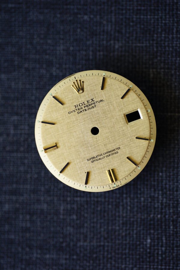 DSC05179_ergebnis_990x Rolex "Linen" dial for 1601 | 1603 steel gold or solid gold versions - in very good condition