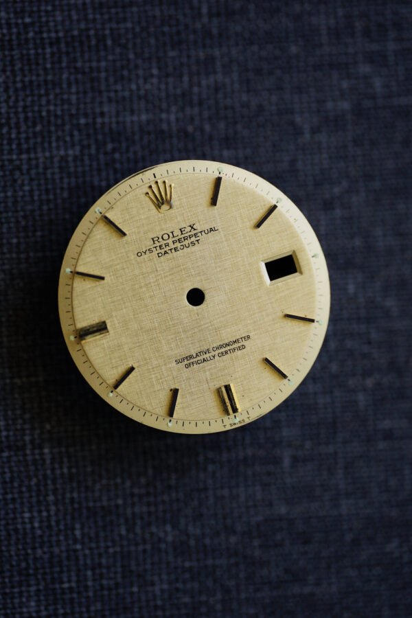 DSC05182_ergebnis_990x Rolex "Linen" dial for 1601 | 1603 steel gold or solid gold versions - in very good condition
