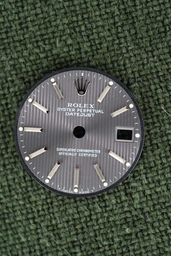 Rolex NOS "Grey Tapestry" dial gray for Lady-Datejust 6917 | 69179 | 69279 Tritium