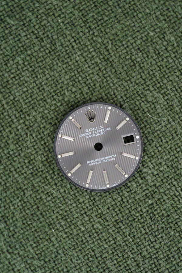 Rolex NOS "Grey Tapestry" dial gray for Lady-Datejust 6917 | 69179 | 69279 Tritium