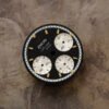 Enicar NOS black dial for vintage chronograph models with tritium lume