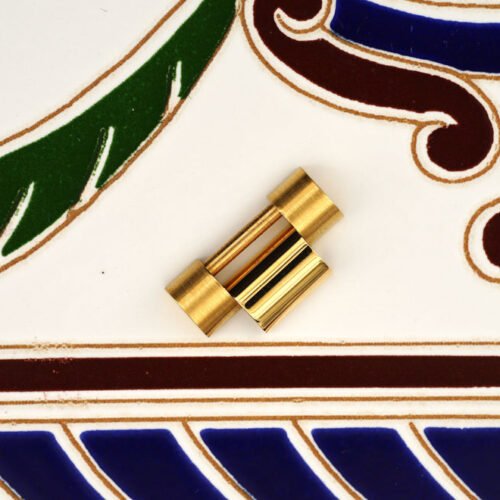 Rolex SEL Oyster Link 18kt gold 15.5mm wide with screw with polished sides
