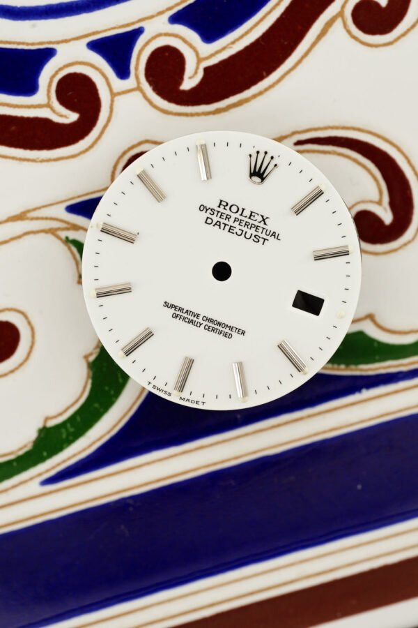 Rolex white Porcelain like Dial for OP Datejust 36mm Tritium 16234 16014 16200 and others