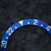 Rolex Blue Back Inlay for GMT-Master 1675 | 16750 Fat Font