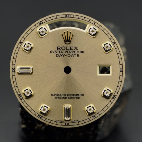Rolex Diamond Dial Silver-Gold for OP Day-Date 36 mm 18038 | 18238 | 118238 | 118208