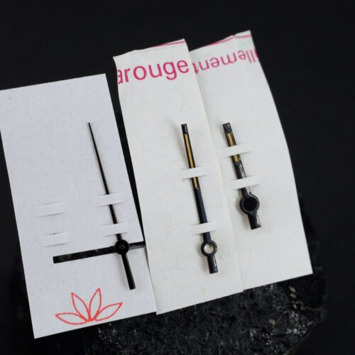Rolex NOS "Buckley" Handset Black for Datejust 16000 | 16030 | 16014 | 17000 | 17014 | 17013 Tritium