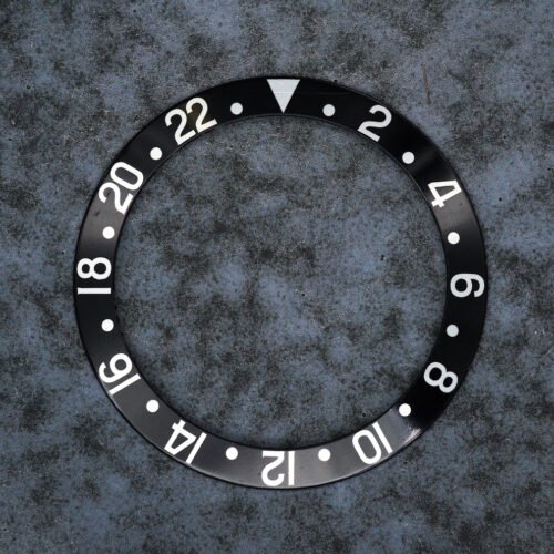 Rolex Inlay | Insert Black for GMT-Master 1675 | 16750 Plexi Models Serif