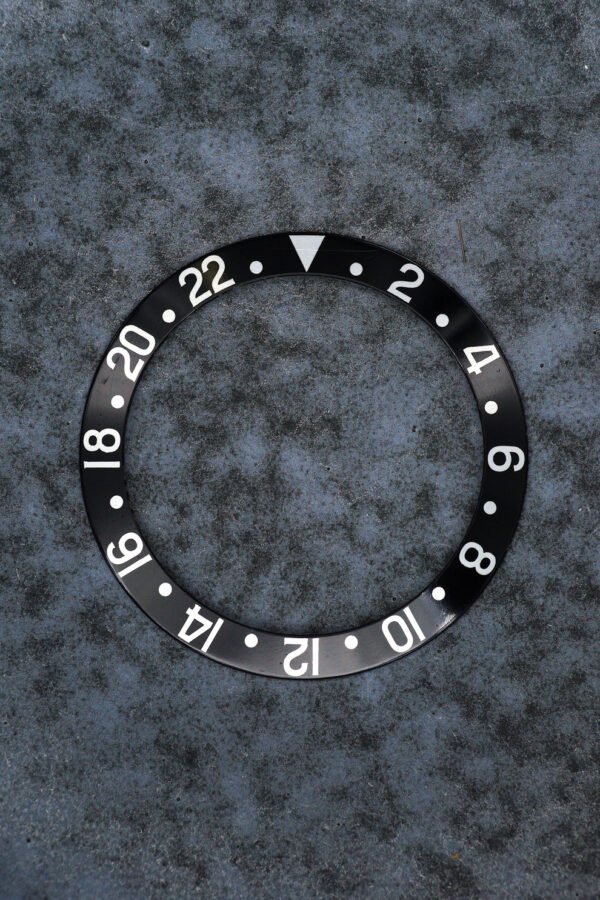 Rolex Inlay | Insert Black for GMT-Master 1675 | 16750 Plexi Models Serif