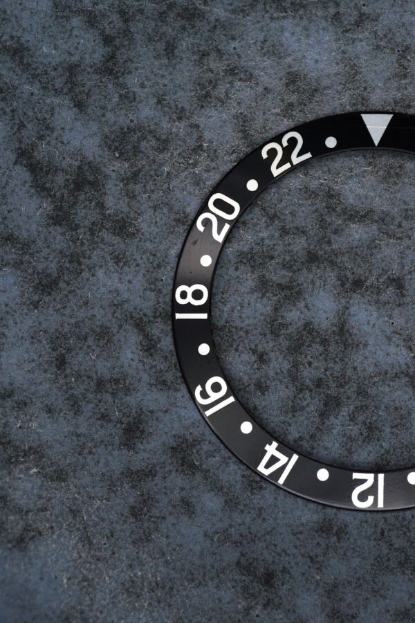 Rolex Inlay | Insert Black for GMT-Master 1675 | 16750 Plexi Models Serif