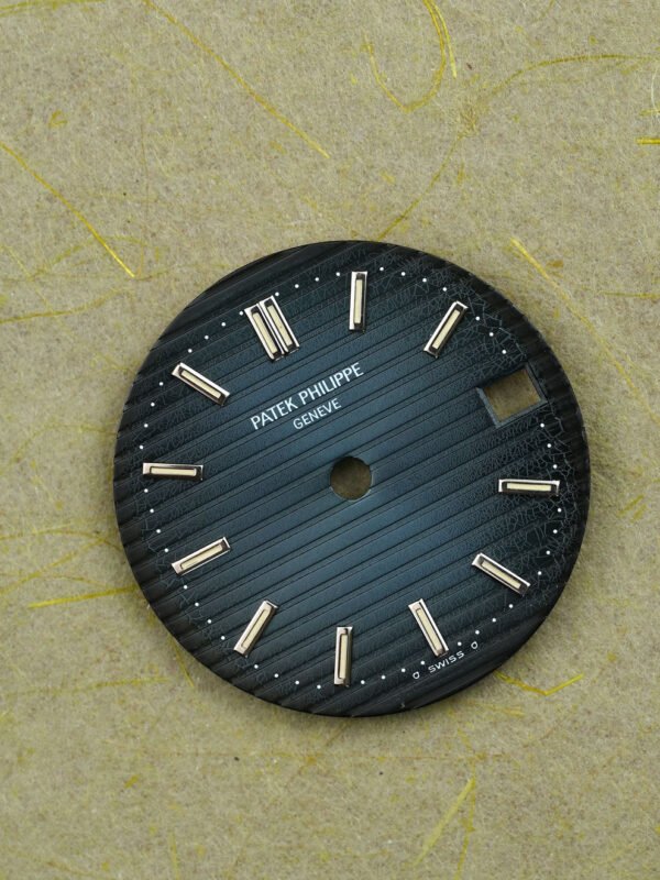 Patek Philipp sigma Zifferblatt blau ,,Blue Dial'' für Nautilus 3800 stahl & Platin Tritium