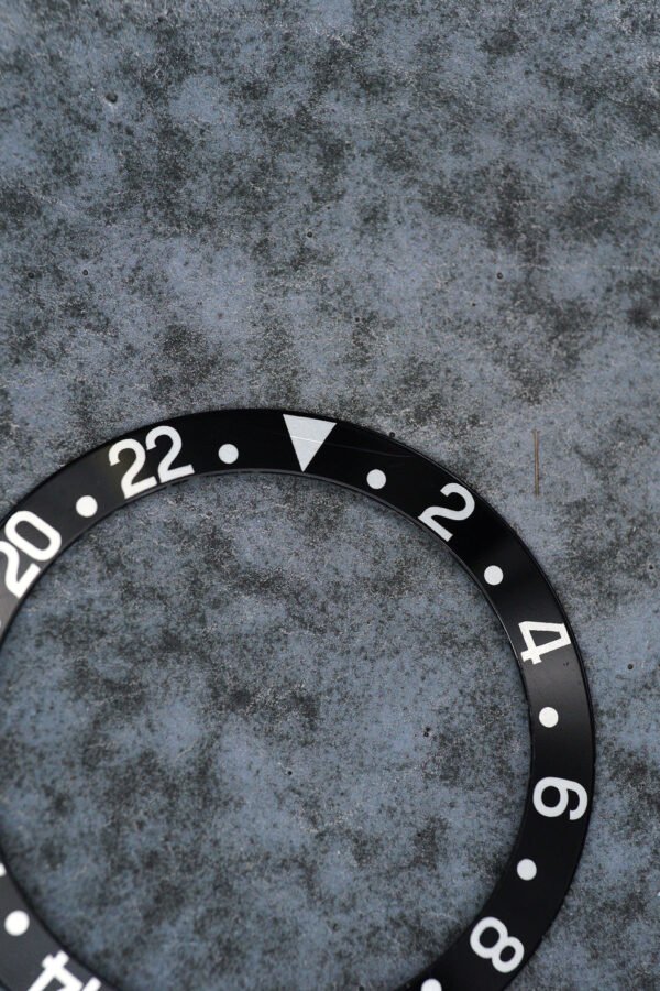 Rolex Inlay | Insert Black for GMT-Master 1675 | 16750 Plexi Models Serif