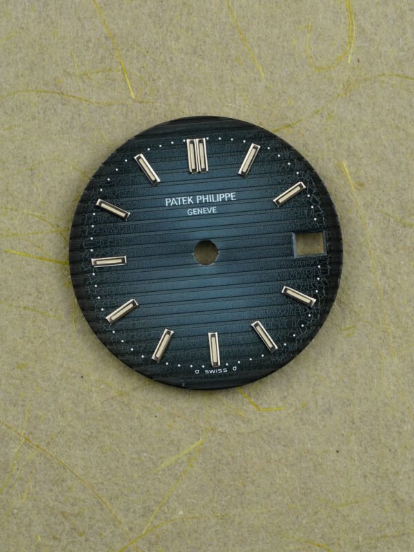 Patek Philipp sigma Zifferblatt blau ,,Blue Dial'' für Nautilus 3800 stahl & Platin Tritium