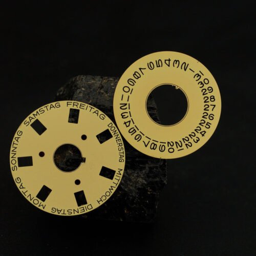 Rolex „German“ Date & Day Disc beige for Day-Date 36 mm 18038 | 18039 | 18028 | 19018 | 19028 mit caliber 3055 | 5055