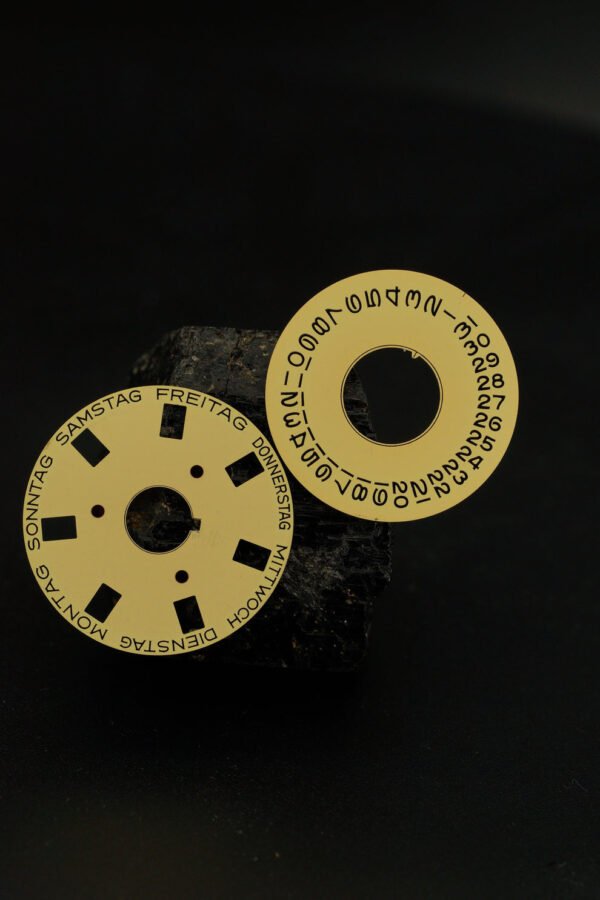 DSC07764_ergebnis_990x Rolex „German“ Date & Day Disc beige for Day-Date 36 mm 18038 | 18039 | 18028 | 19018 | 19028 mit caliber 3055 | 5055