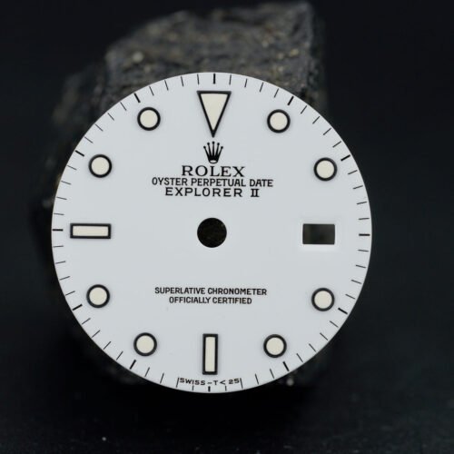 Rolex Dial for Explorer II 16570 | 16550 polar white Tritium